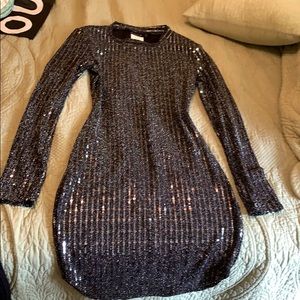 Sparkly long sleeve dress!